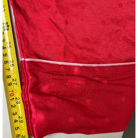 Victoria Secret Size Large Pajama Bottom Sleep Pants Satin Polka Dot - Picture 6 of 6